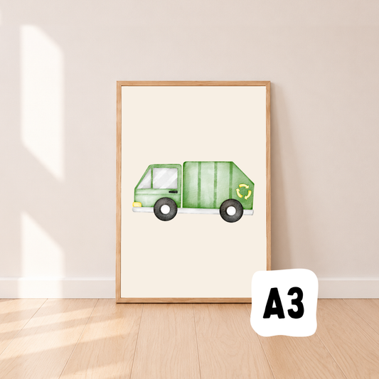 Garbage truck bedroom styling. Boys bedroom wall decor. Boys Recycling truck bedroom print. Boys garbage truck vehicles bedroom inspo. Boys bedroom decor ideas. Boys Recycling truck decor. Recycling truck wall decor. 10 year old boys bedroom ideas. Garbage truck boys bedroom decor. 7 year old boys bedroom ideas. Recycling truck boys bedroom. Garbage truck themed boys bedroom.