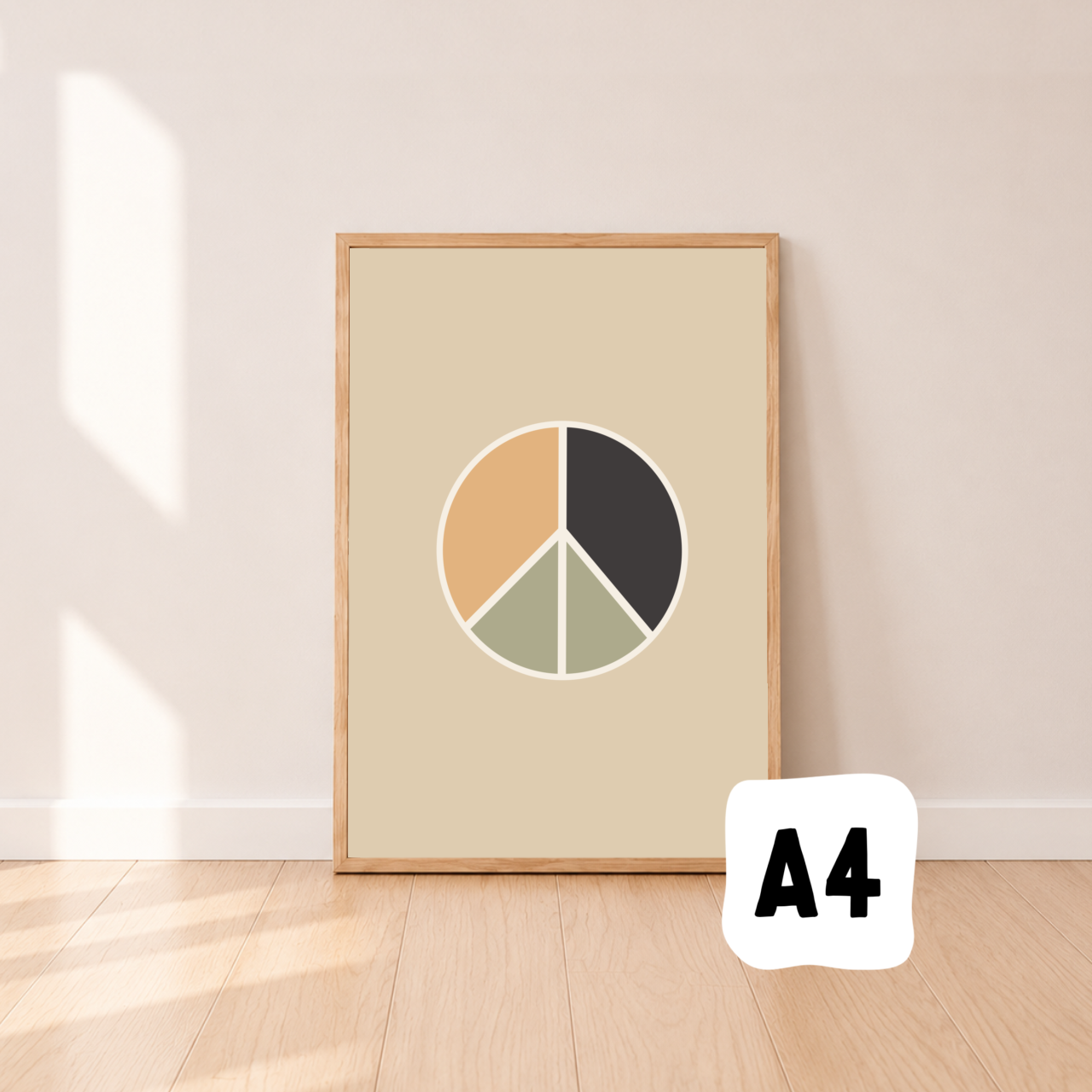 Peace wall print  ~ Parchment paper ~ Sale