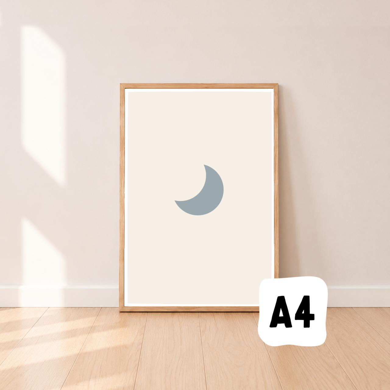 Crescent moon wall print ~ River ~ Sale