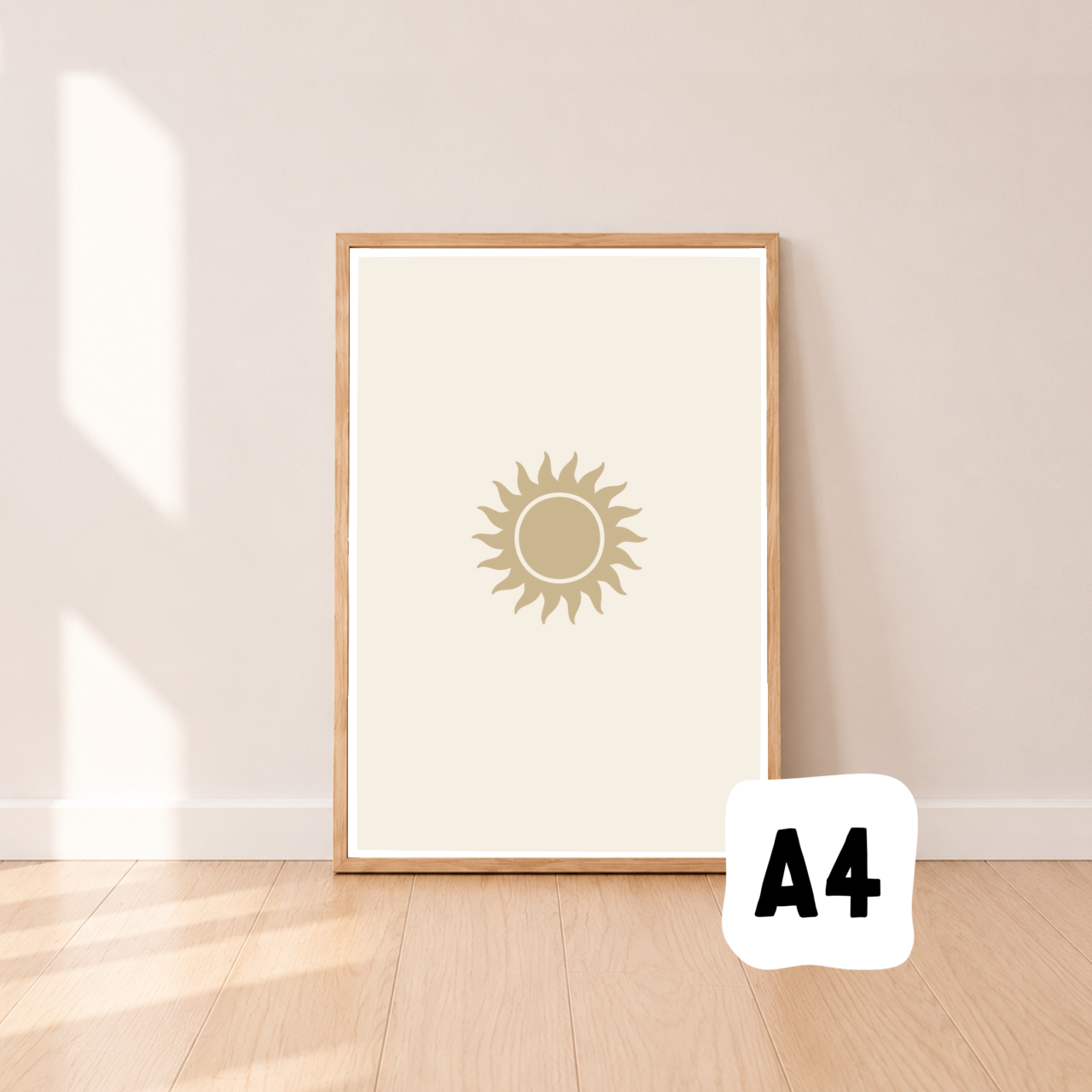Sun wall print ~ Wheat ~ Sale