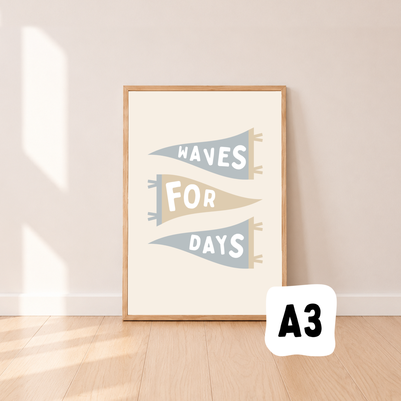 Waves for days wall print ~ Sale