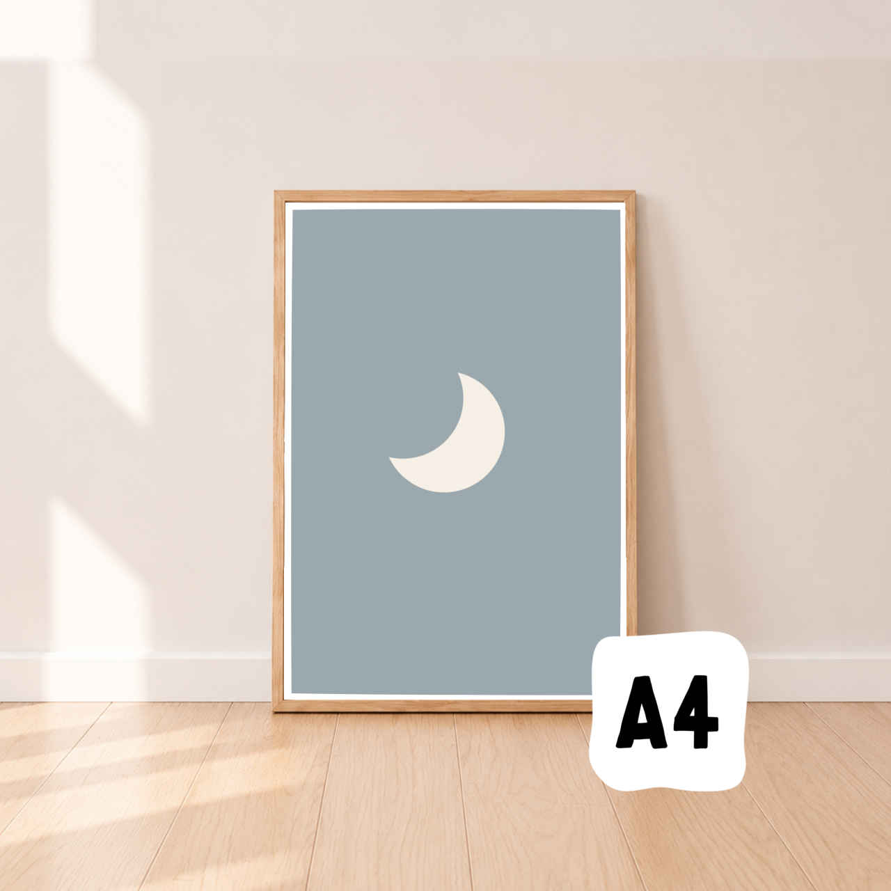 Crescent moon wall print ~ River ~ Sale