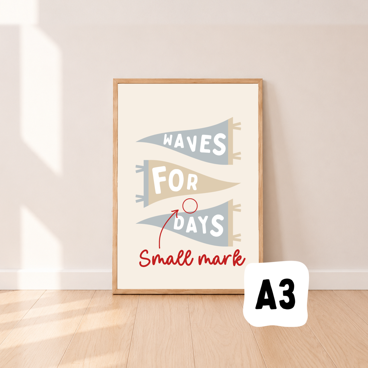 Waves for days wall print ~ Sale