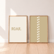 Dinosaur Roar nursery wall art ~ Sale