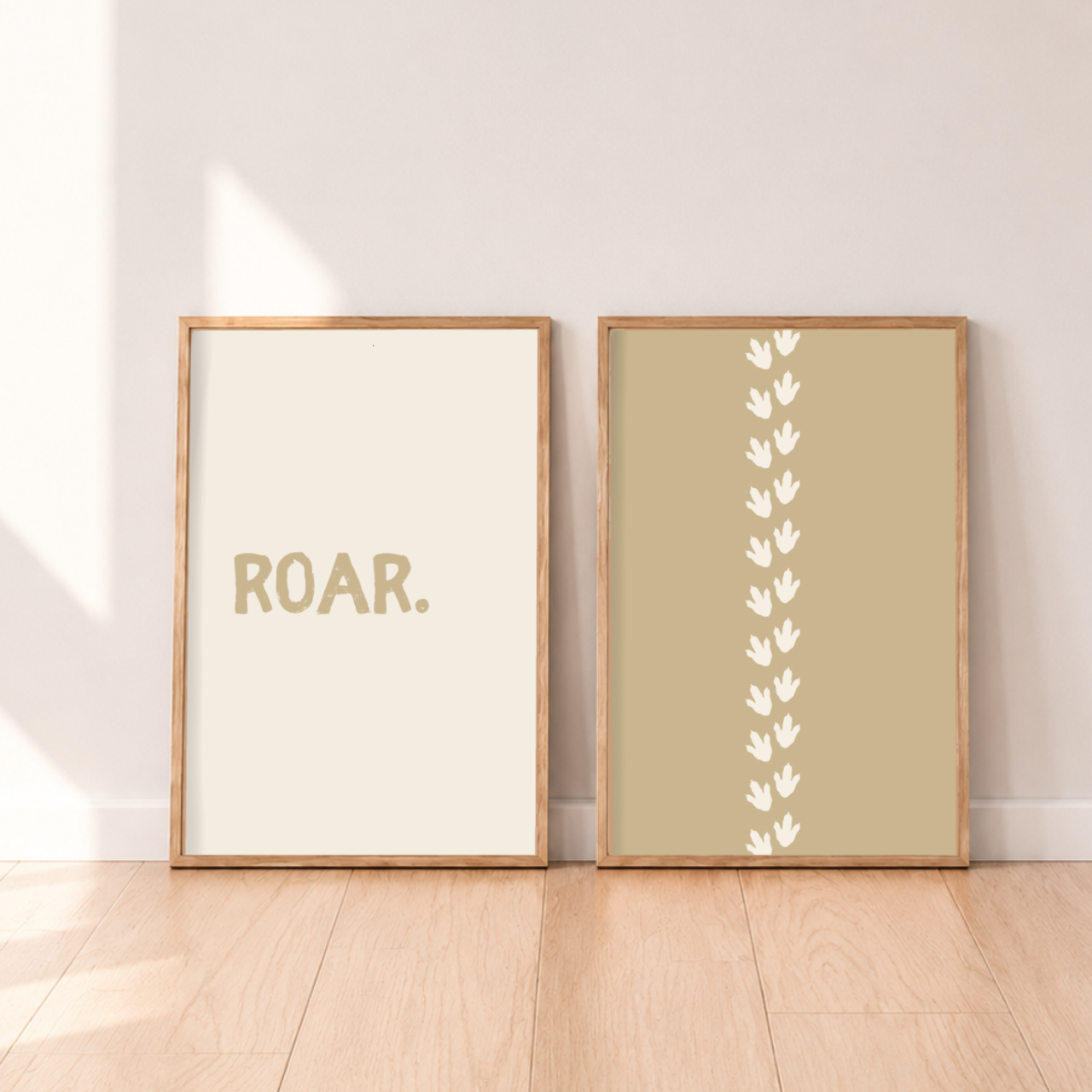 Dinosaur Roar nursery wall art ~ Sale