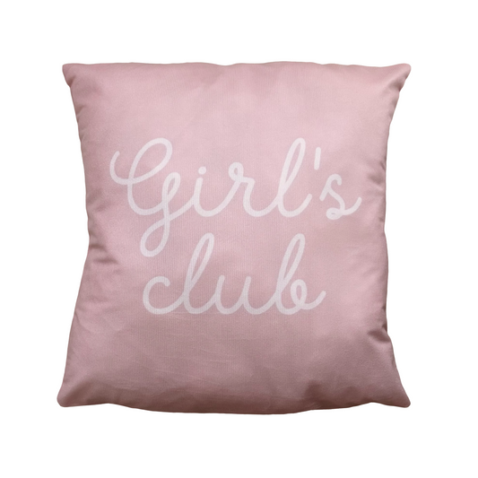 Girls club cushion slip ~ Sample sale