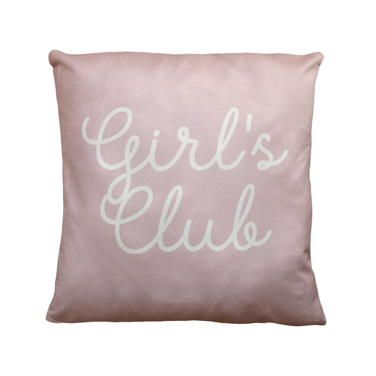 Girls club cushion slip ~ Sample sale
