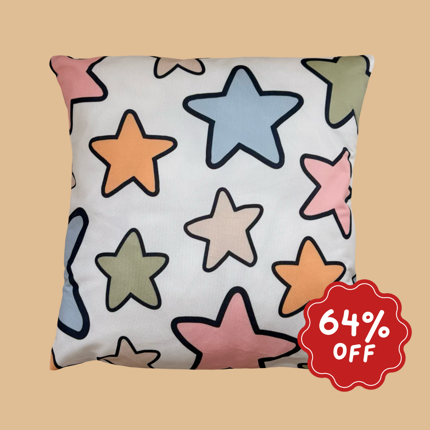 Playing in the stars cushion slip ~ Sample