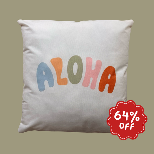 Aloha cushion slip ~ Sample