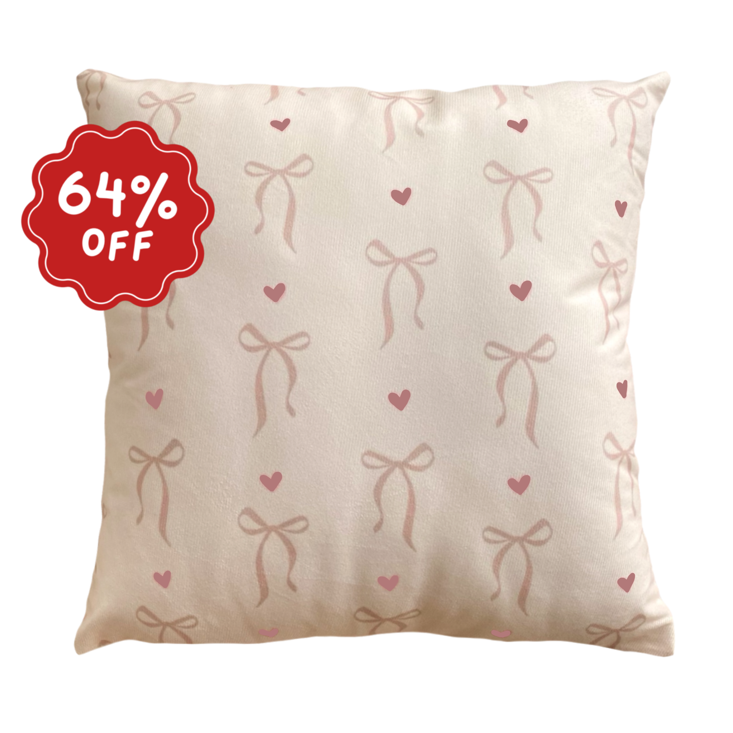 Bows cushion slip ~ Sample