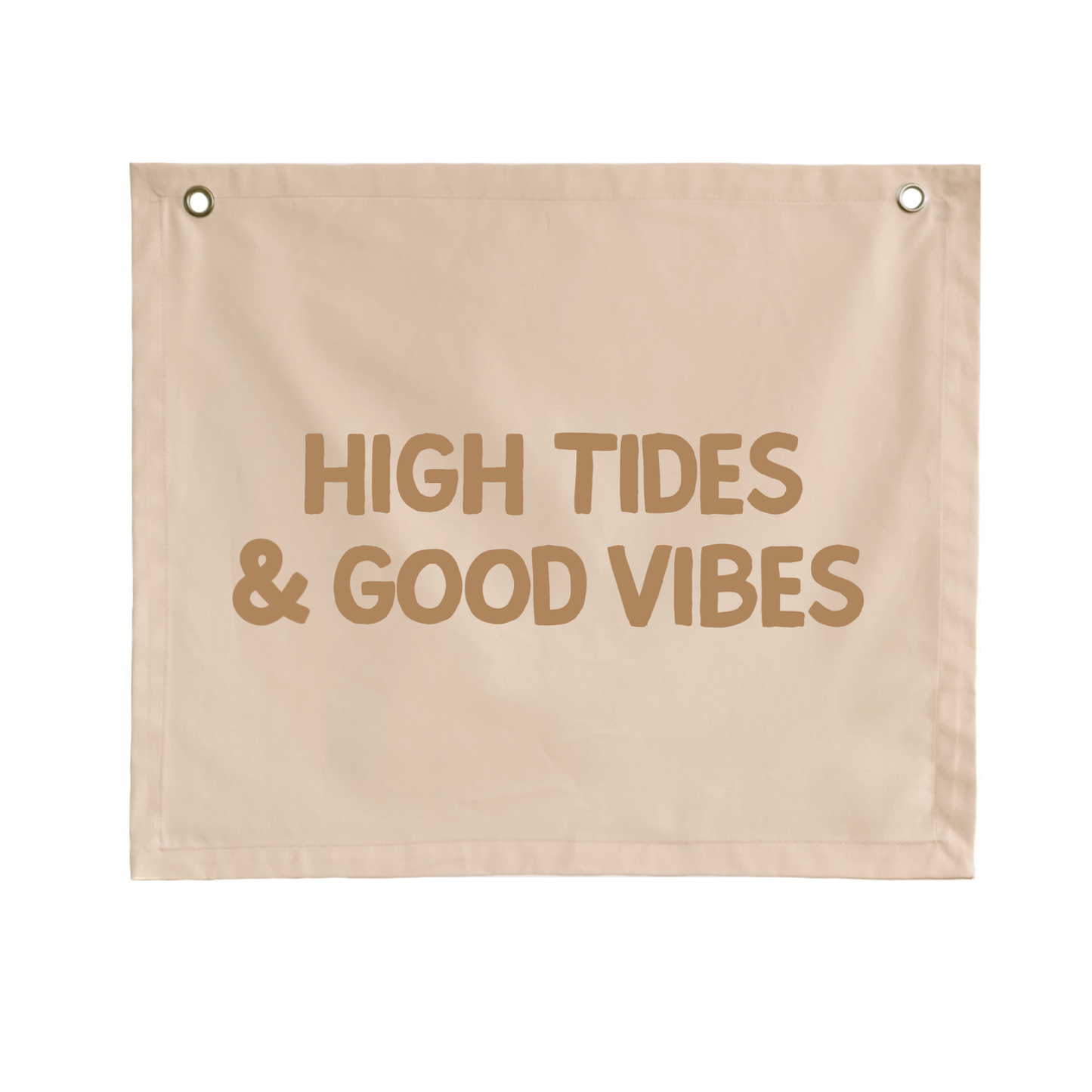 high tides & good vibes wall banner ~ Warm sand ~ Sale