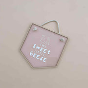 ACRYLIC BANNER - Two Sweet Little Geese | Multiple Colour Options