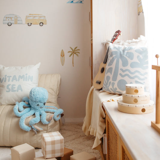 Surf boys bedroom cushion slip. Surf cushion cover. Boys surf themed cushion. Velour boys cushion cover. Coastal boys cushion. Coastal boys pillow. Coastal cushion cover. Beach boys bedding. Beach theme boys cushion. Beach cushion cover. Boys coastal bedroom decor. Boys beach throw cushion. Boys surf throw pillow. reef inspired cushion cover. ocean themed kids cushion. ocean boys bedding.