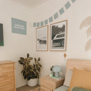 Pastel Blue square kids bunting. Boys wall bunting. Sky Blue wall garland. Pale Blue square playroom bunting. Pastel blue garland. Baby blue wall flags. Blue wall decor. Blue Boys Nursery bunting. Boys nursery garland. Nursery wall decor. Blue nursery flags. Coastal wall bunting. Surf bedroom decor. Beach boys bedroom wall decor. 