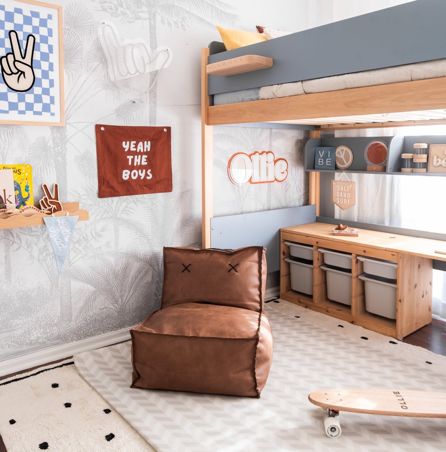 Yeah the boys wall banner ~ Rust ~ Sale