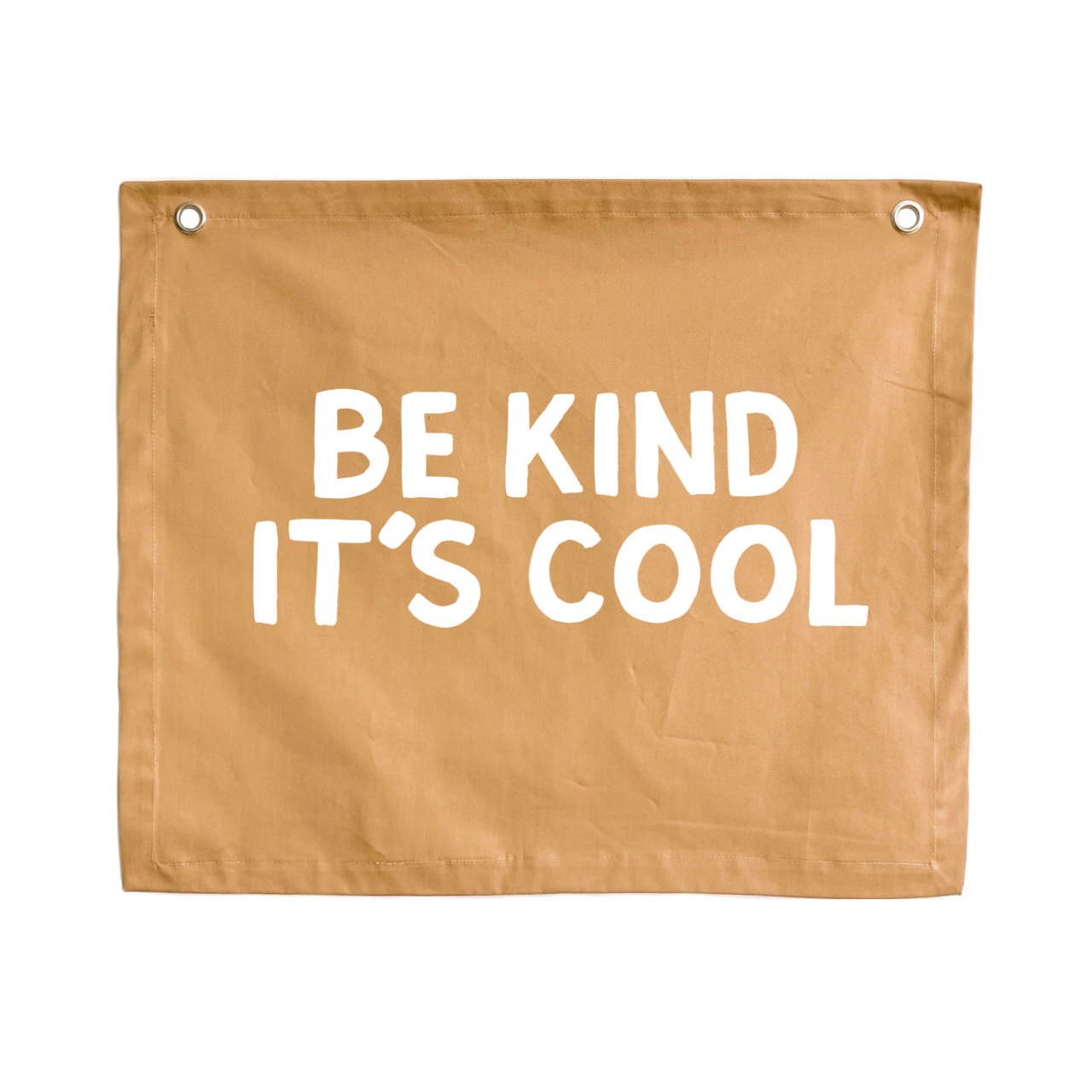 Be kind it’s cool kids wall banner / wall hanging ~ Camel