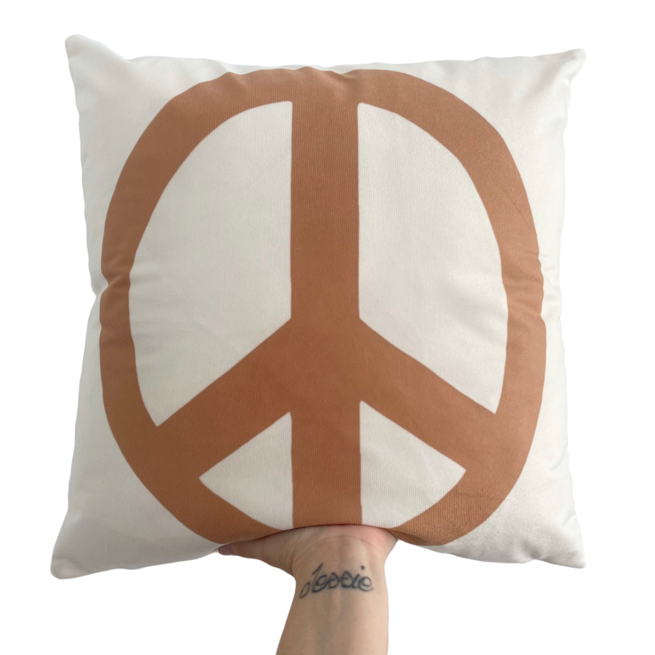 Classic peace cushion slip / cushion cover ~ Amber