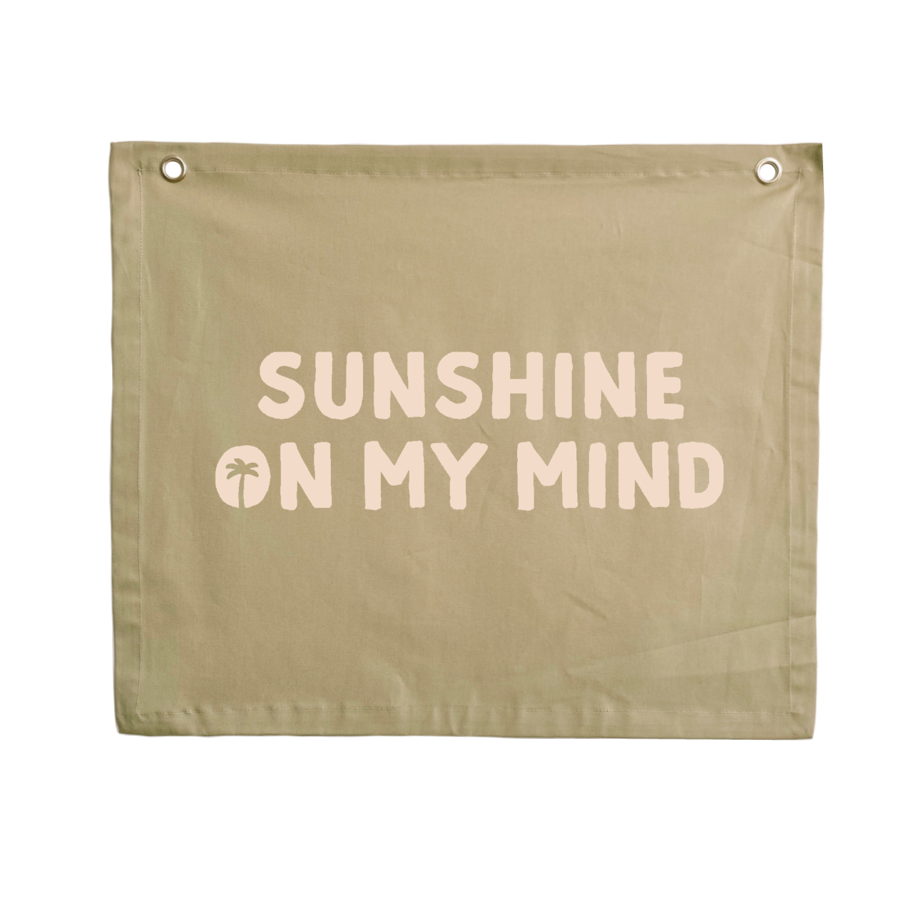 Sunshine on my mind kids wall banner / wall hanging ~ Fern