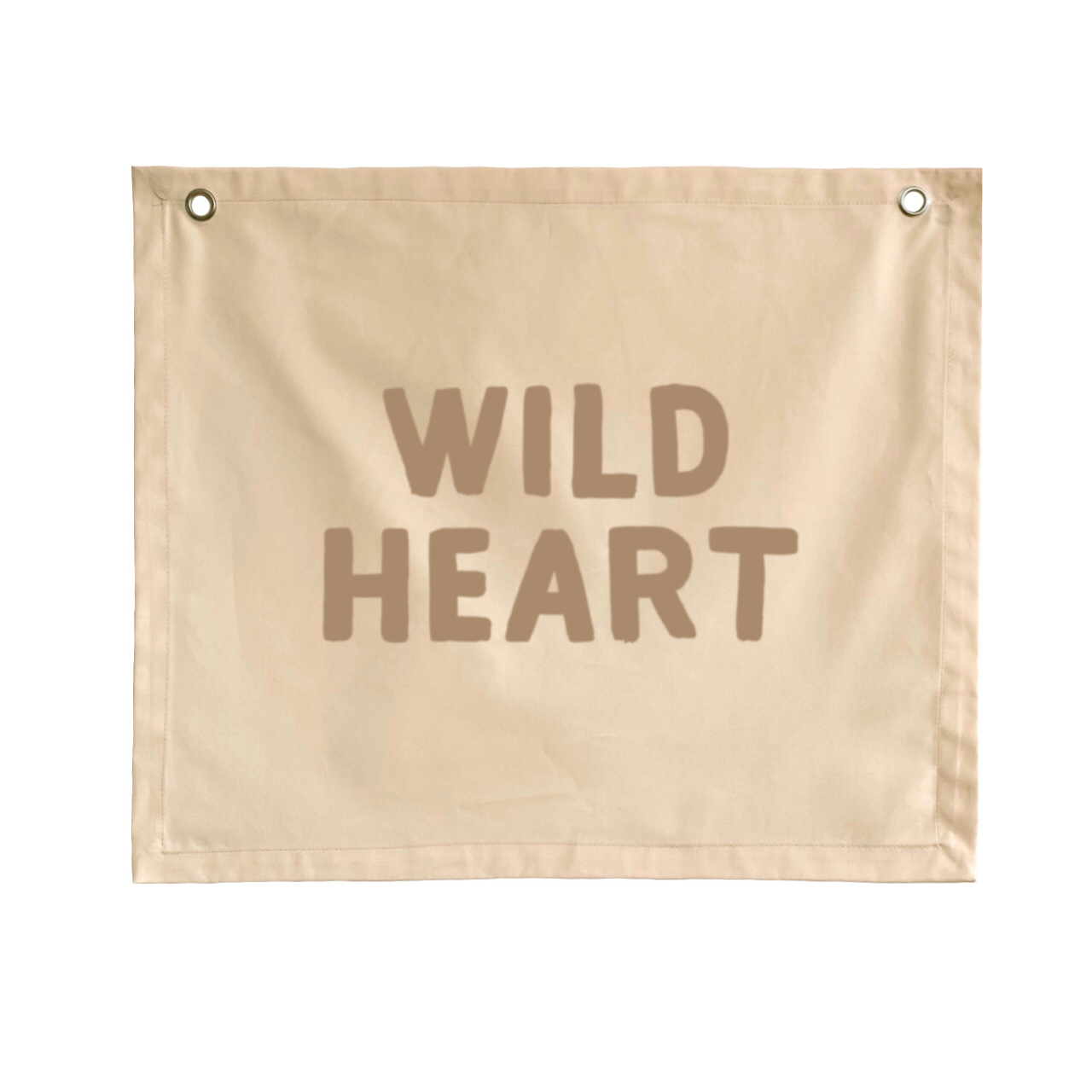 Wild heart kids wall banner / wall hanging ~ Shell