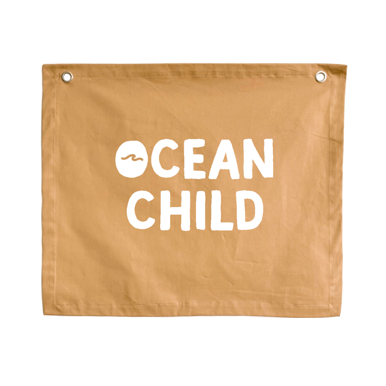 Ocean child kids wall banner / wall hanging ~ Camel