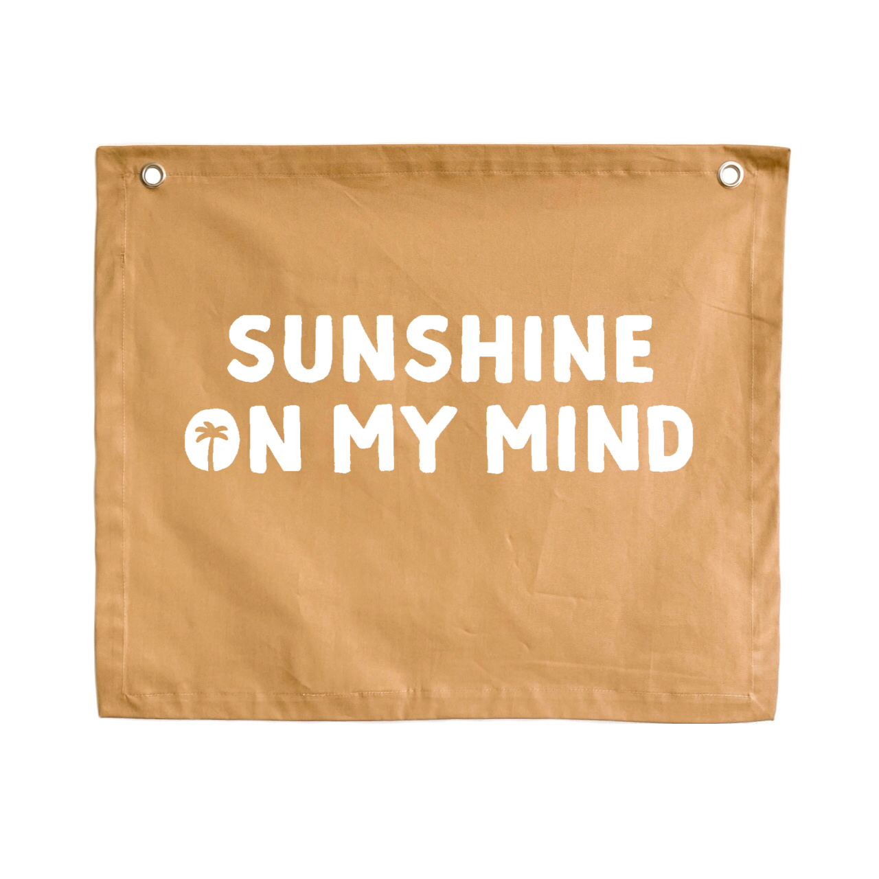 Sunshine on my mind kids wall banner / wall hanging ~ Camel