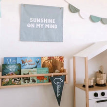 Sunshine on my mind kids wall banner | wall hanging ~ Sky blue