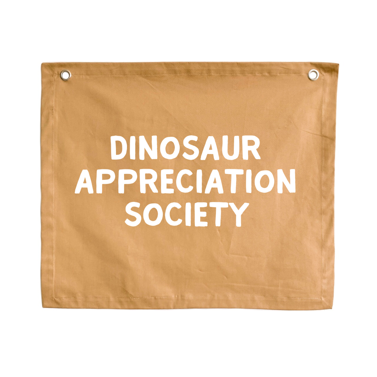 Dinosaur appreciation society wall banner ~ Camel