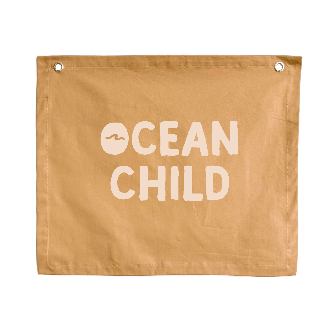 Ocean child kids wall banner / wall hanging ~ Camel