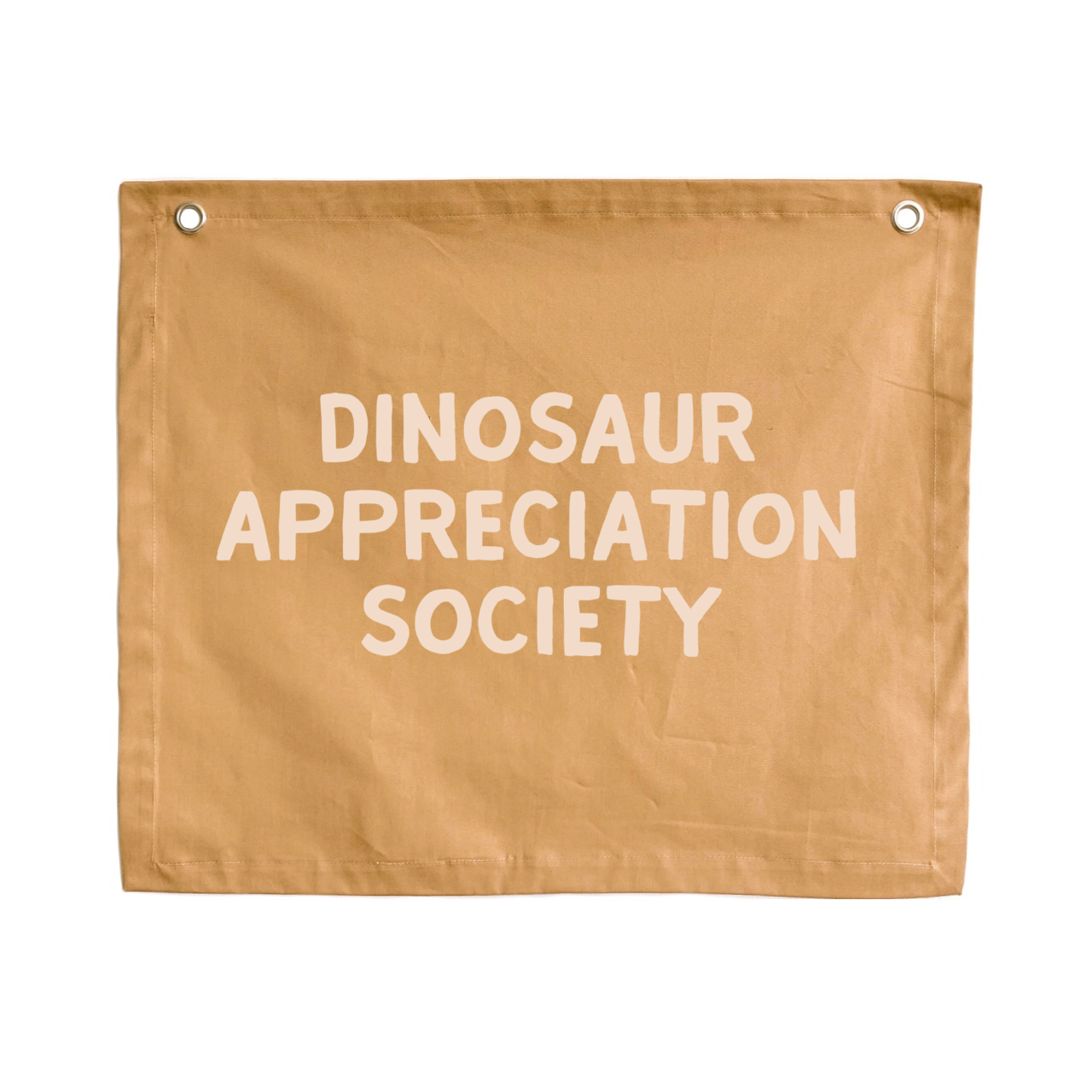 Dinosaur appreciation society wall banner ~ Camel