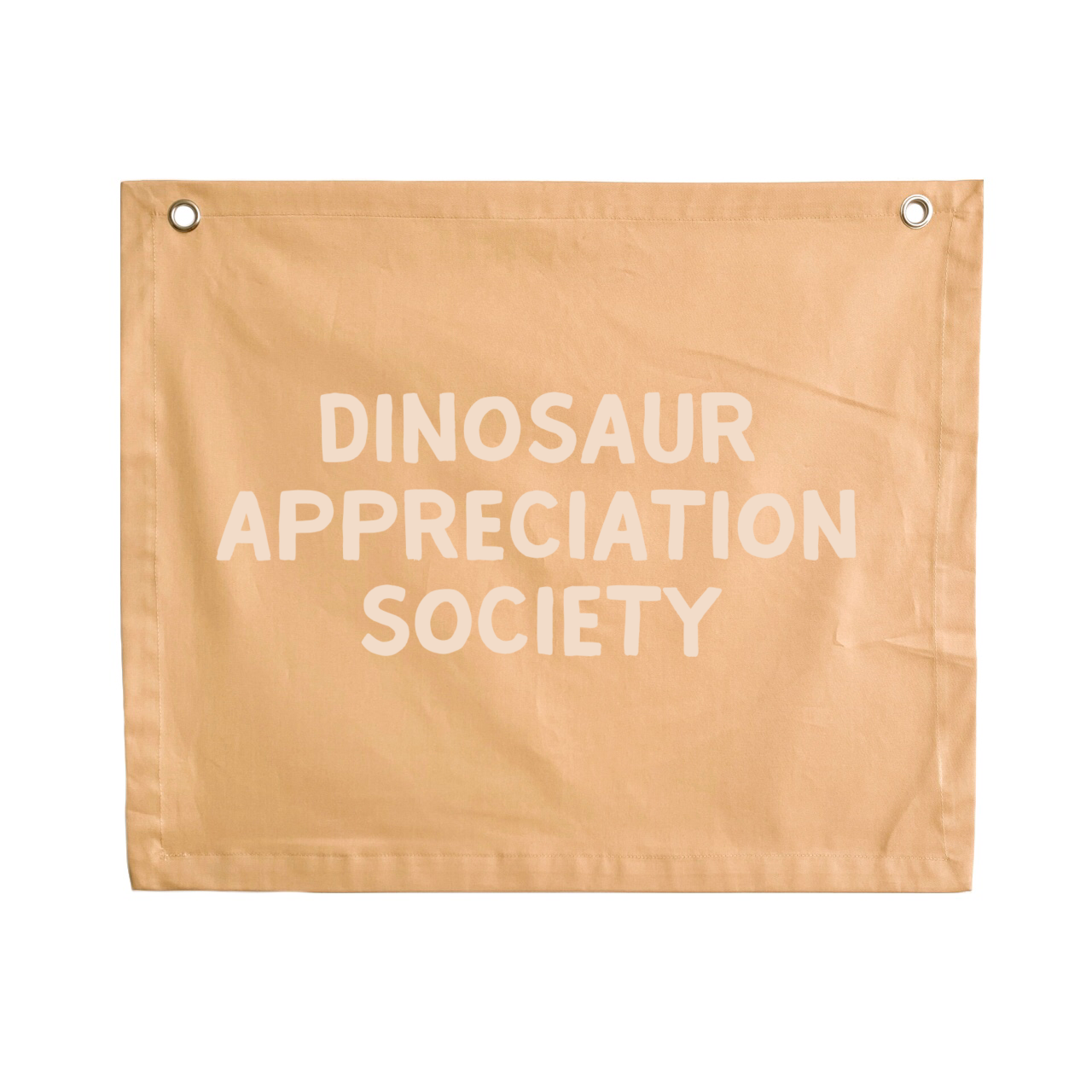 Dinosaur appreciation society wall banner ~ Honey