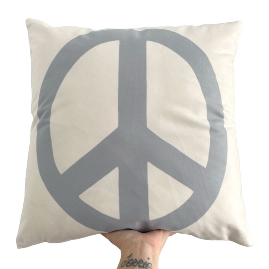 Classic peace cushion slip / cushion cover ~ Ocean