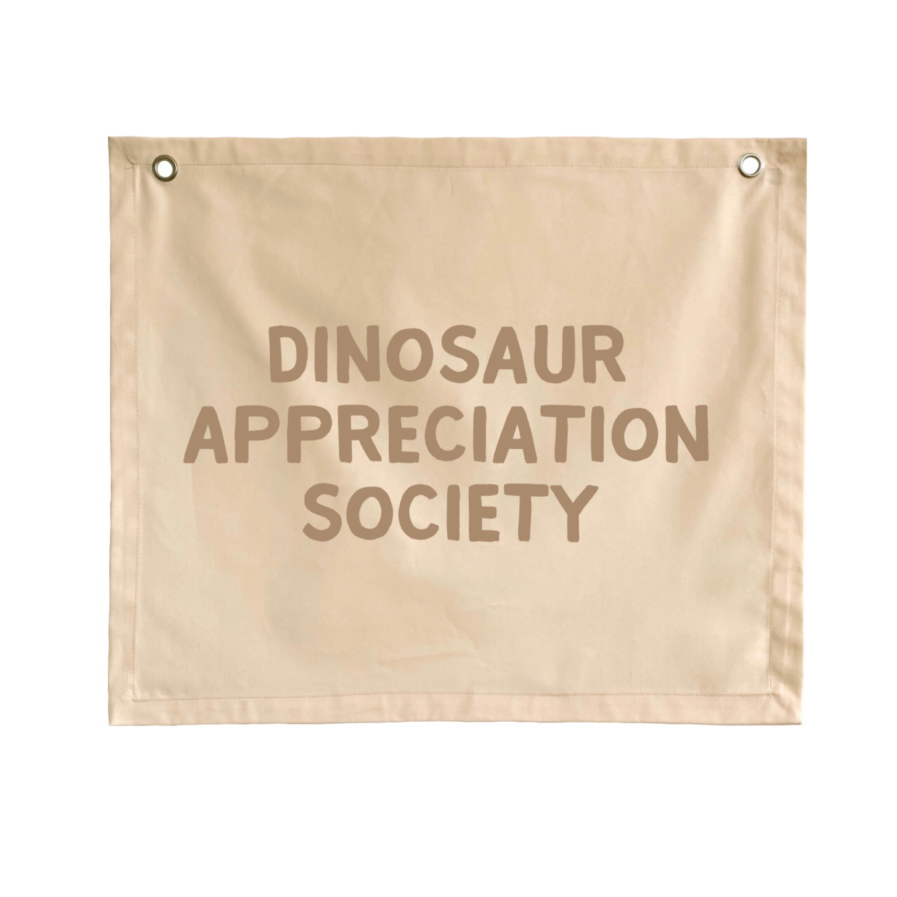 Dinosaur appreciation society wall banner ~ Shell