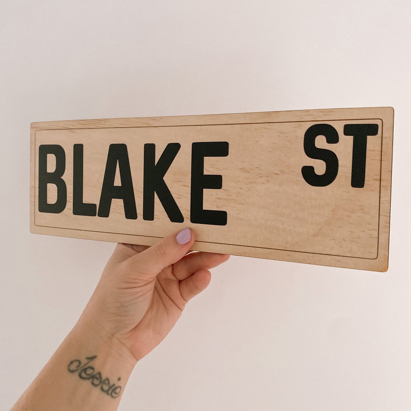 Personalised street sign / name plaque