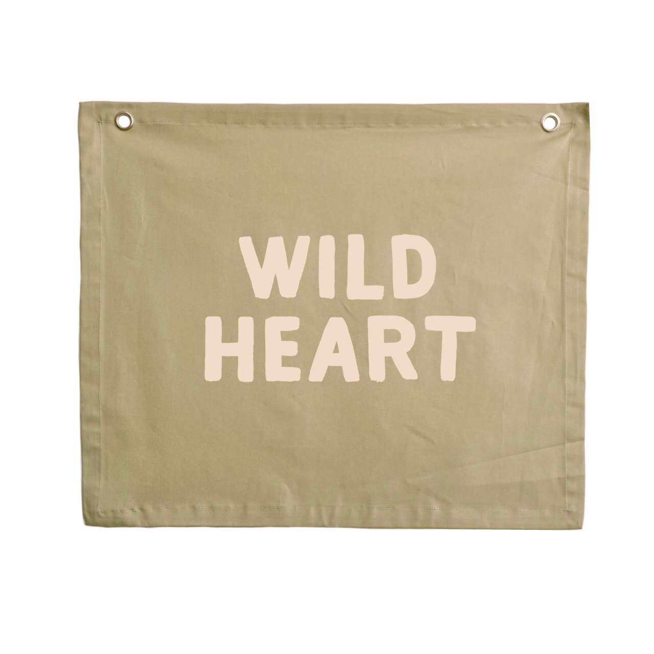 Wild heart kids wall banner / wall hanging ~ Fern