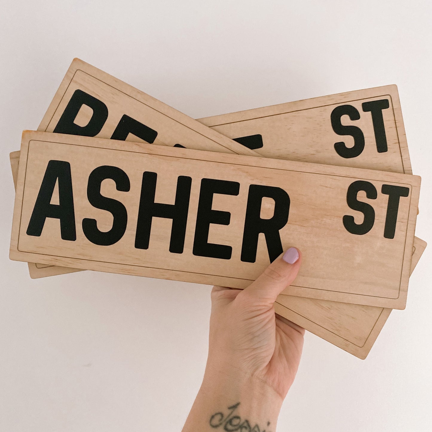 Personalised street sign / name plaque