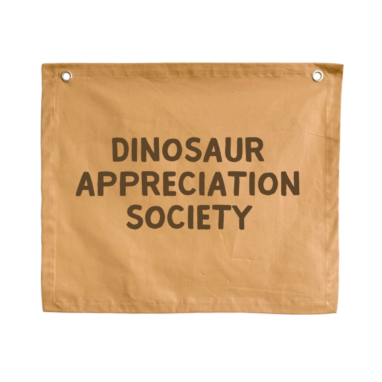 Dinosaur appreciation society wall banner ~ Camel