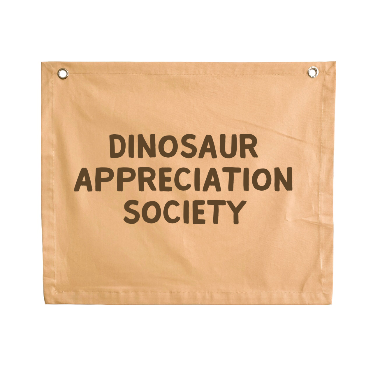 Dinosaur appreciation society wall banner ~ Honey