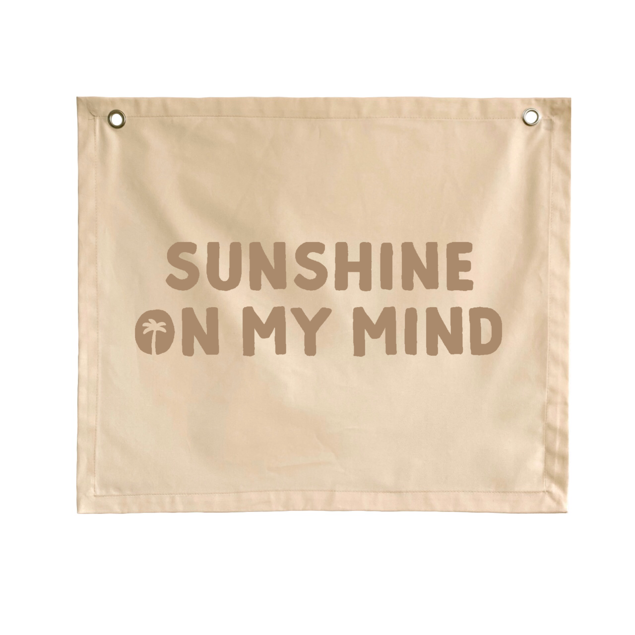 Sunshine on my mind kids wall banner / wall hanging ~ Shell