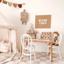 Ocean child wall banner | neutral tan coastal wall decor ~ Camel