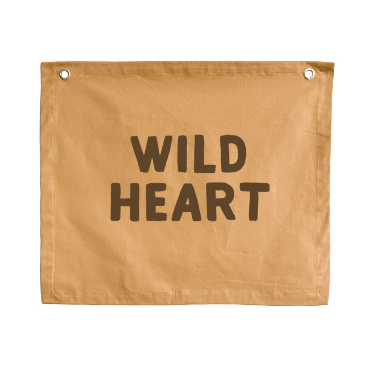 Wild heart kids wall banner / wall hanging ~ Camel