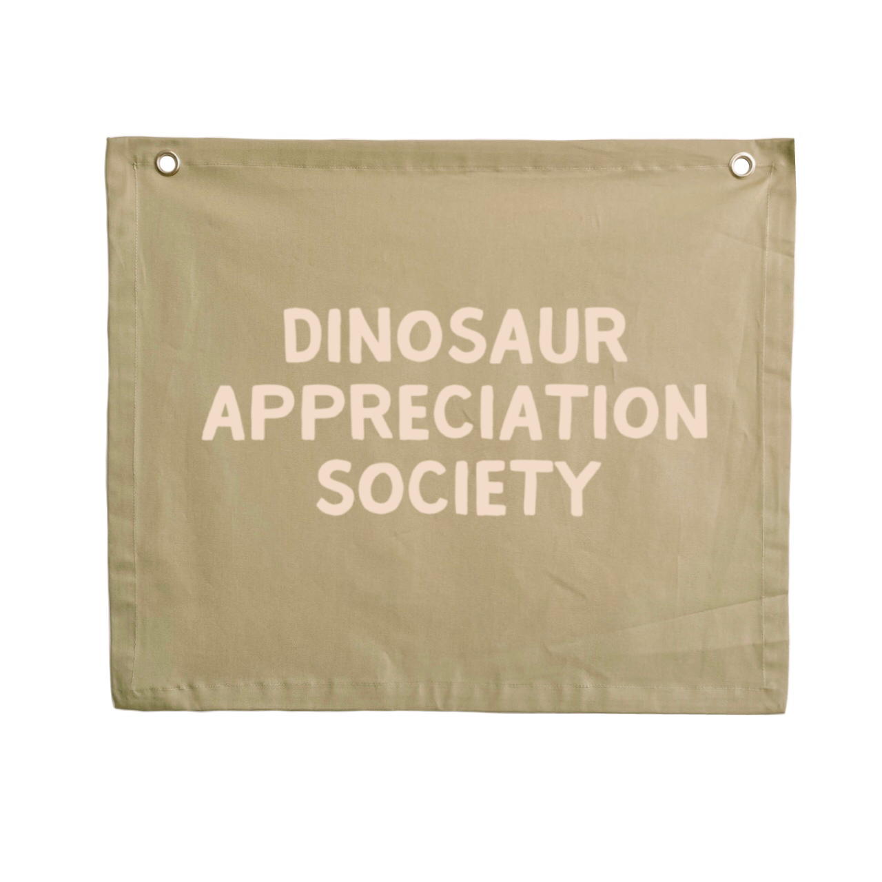 Dinosaur appreciation society wall banner ~ Fern