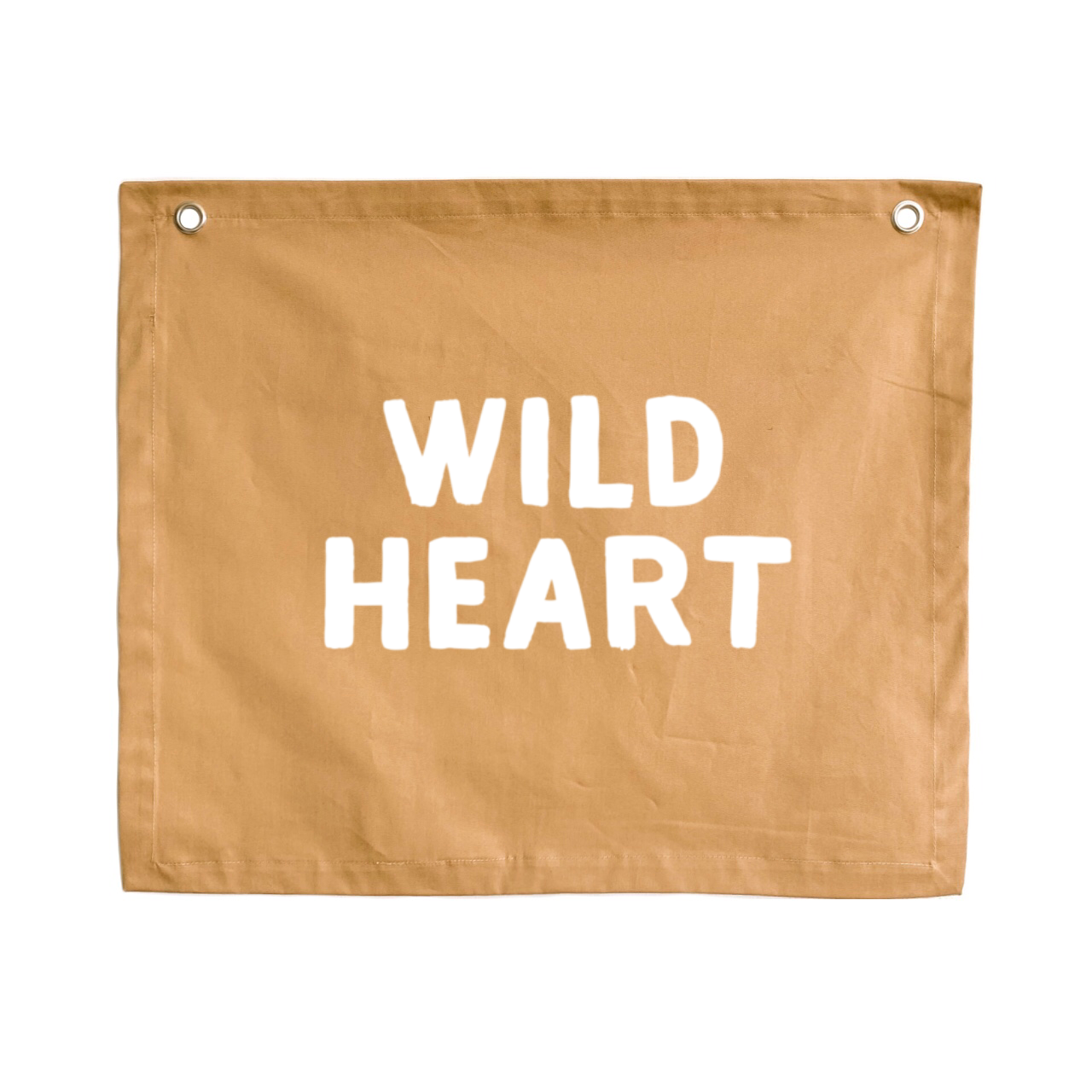 Wild heart kids wall banner / wall hanging ~ Camel