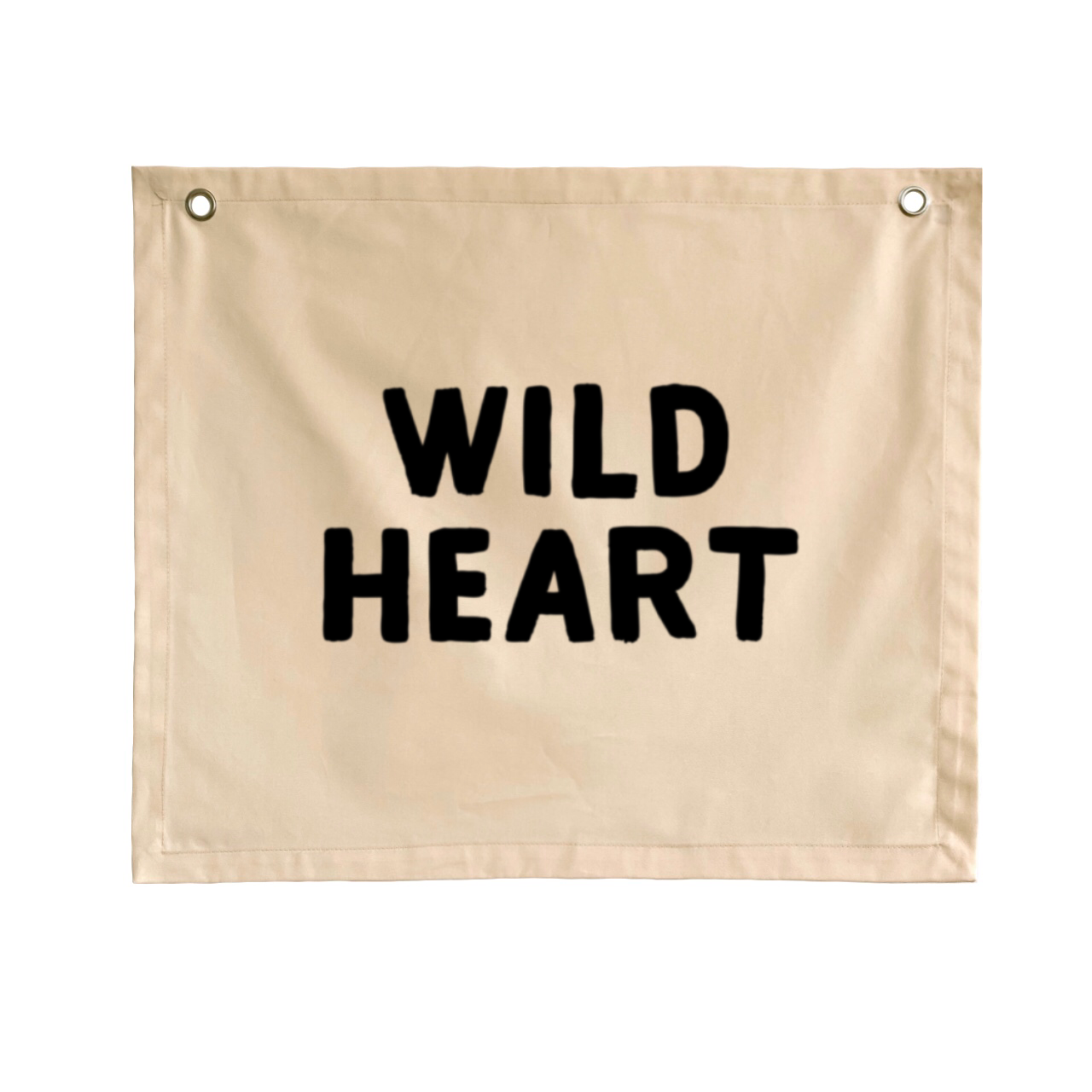 Wild heart kids wall banner / wall hanging ~ Shell