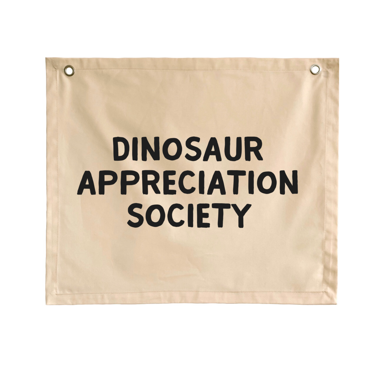 Dinosaur appreciation society wall banner ~ Shell