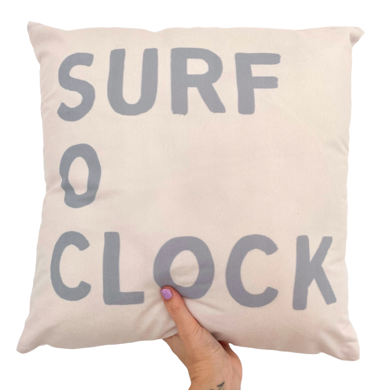 Surf o’ clock cushion slip/ cushion cover