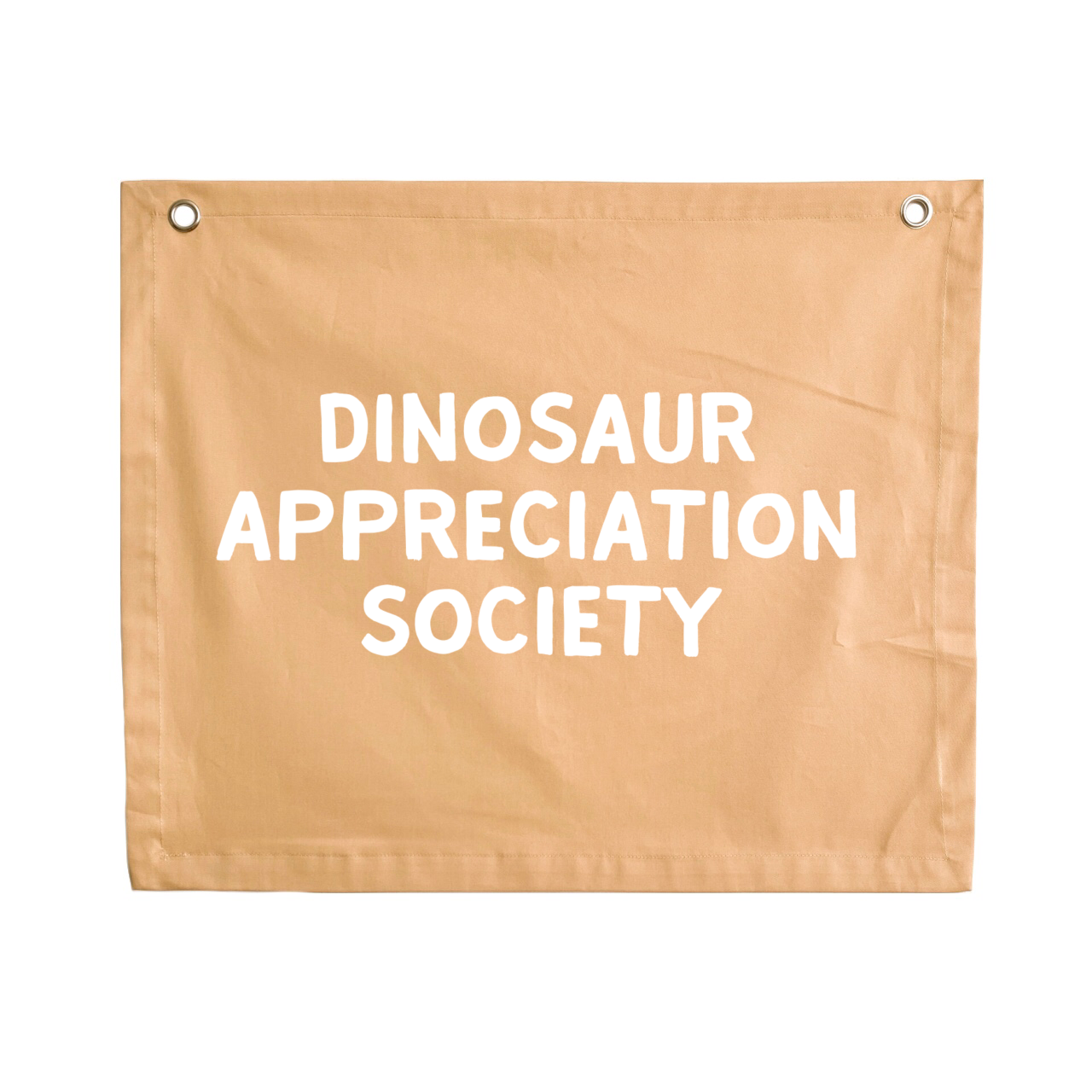 Dinosaur appreciation society wall banner ~ Honey