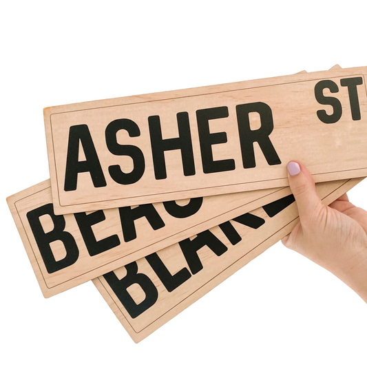 Personalised street sign / name plaque