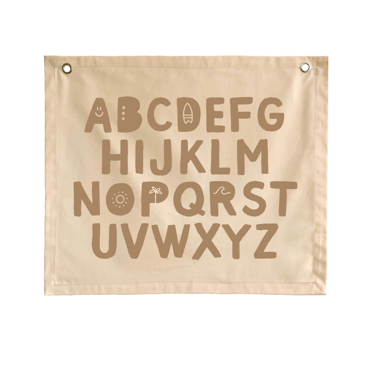 Alphabet kids wall banner / wall hanging ~ Shell