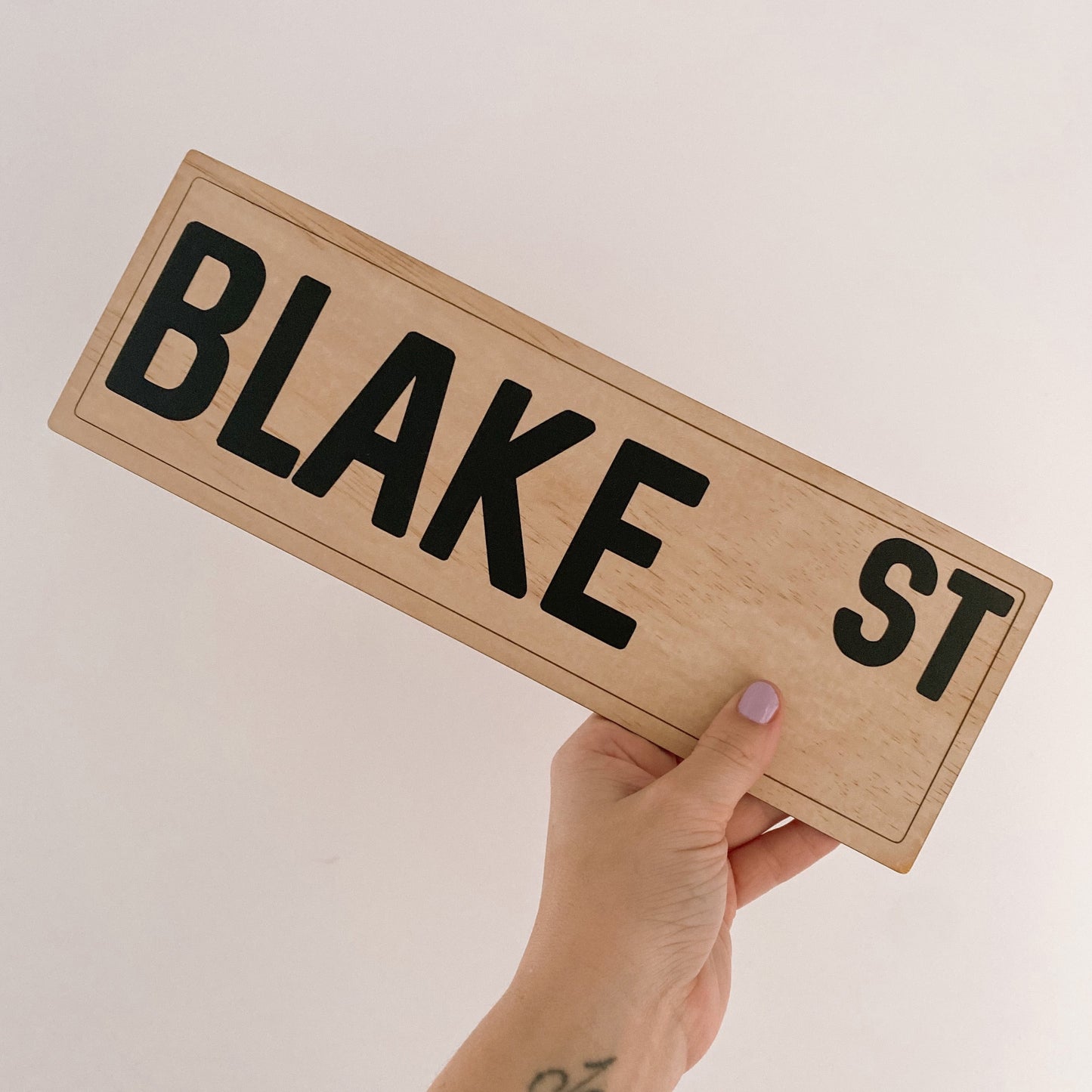 Personalised street sign / name plaque